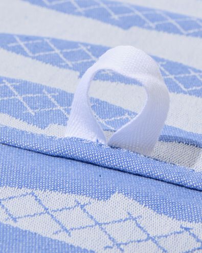 Geschirrtuch 65&nbsp;x&nbsp;65&nbsp;cm Baumwolle Fische, Frischblau - 5440007 - HEMA