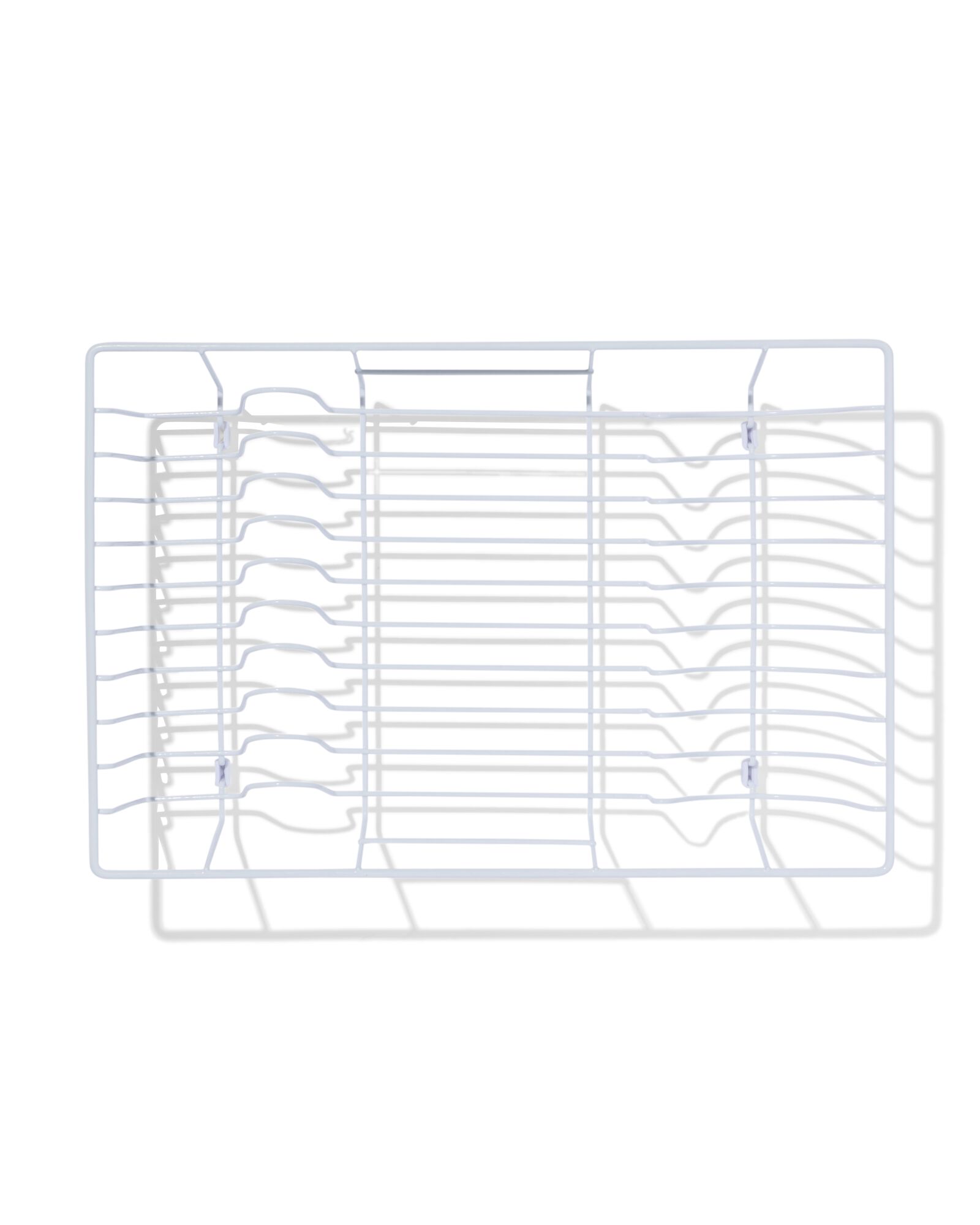 &eacute;gouttoir &agrave; vaisselle 30x45x10,5cm m&eacute;tal blanc - 20500193 - HEMA