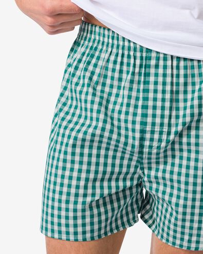 cale&ccedil;ons amples pour homme losanges vert - 19190460GREEN - HEMA