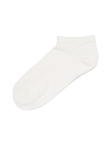 Damen-Kurzsocken gerippt eierschalenfarben eierschalenfarben - 4280945OFFWHITE - HEMA