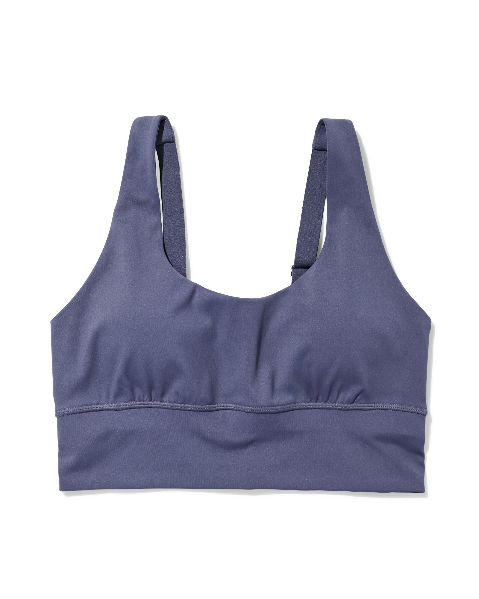 soutien-gorge de sport pr&eacute;form&eacute; maintien l&eacute;ger sans armatures bleu fonc&eacute; XL - 21700209 - HEMA