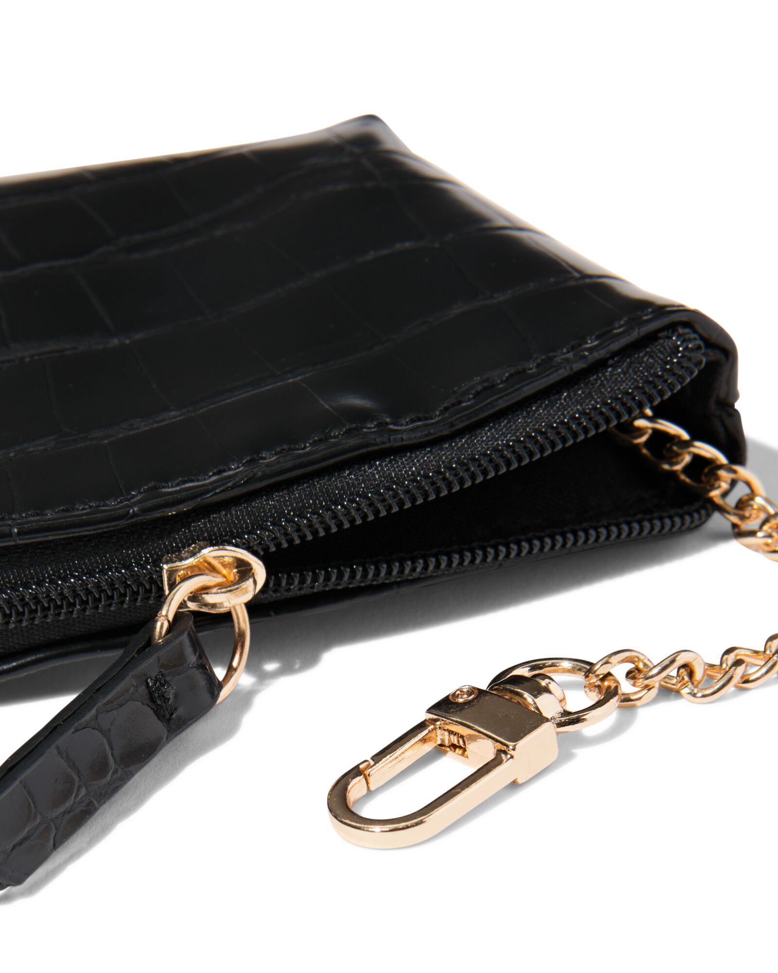 porte-cl&eacute;s crocodile noir - 18150040 - HEMA