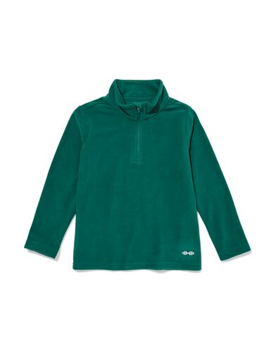 pull de ski polaire enfant vert fonc&eacute; - 30690127DARKGREEN - HEMA