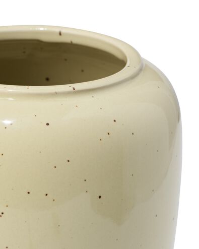 Vase 15 cm aus Keramik, gesprenkelt, gr&uuml;n - 13325072 - HEMA