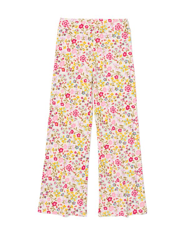 kinderlegging flared bloemen ecru ecru - 30842117ECRU - HEMA