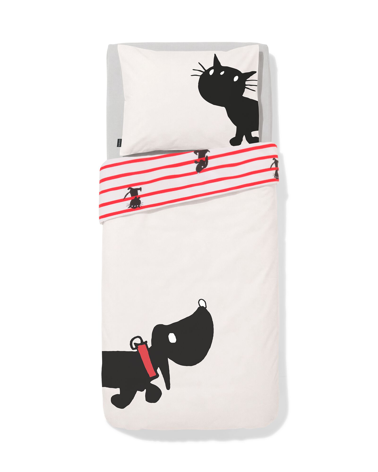 housse de couette enfant Takkie 120x150cm coton doux avec sac de couchage pour poup&eacute;e - 5700222 - HEMA