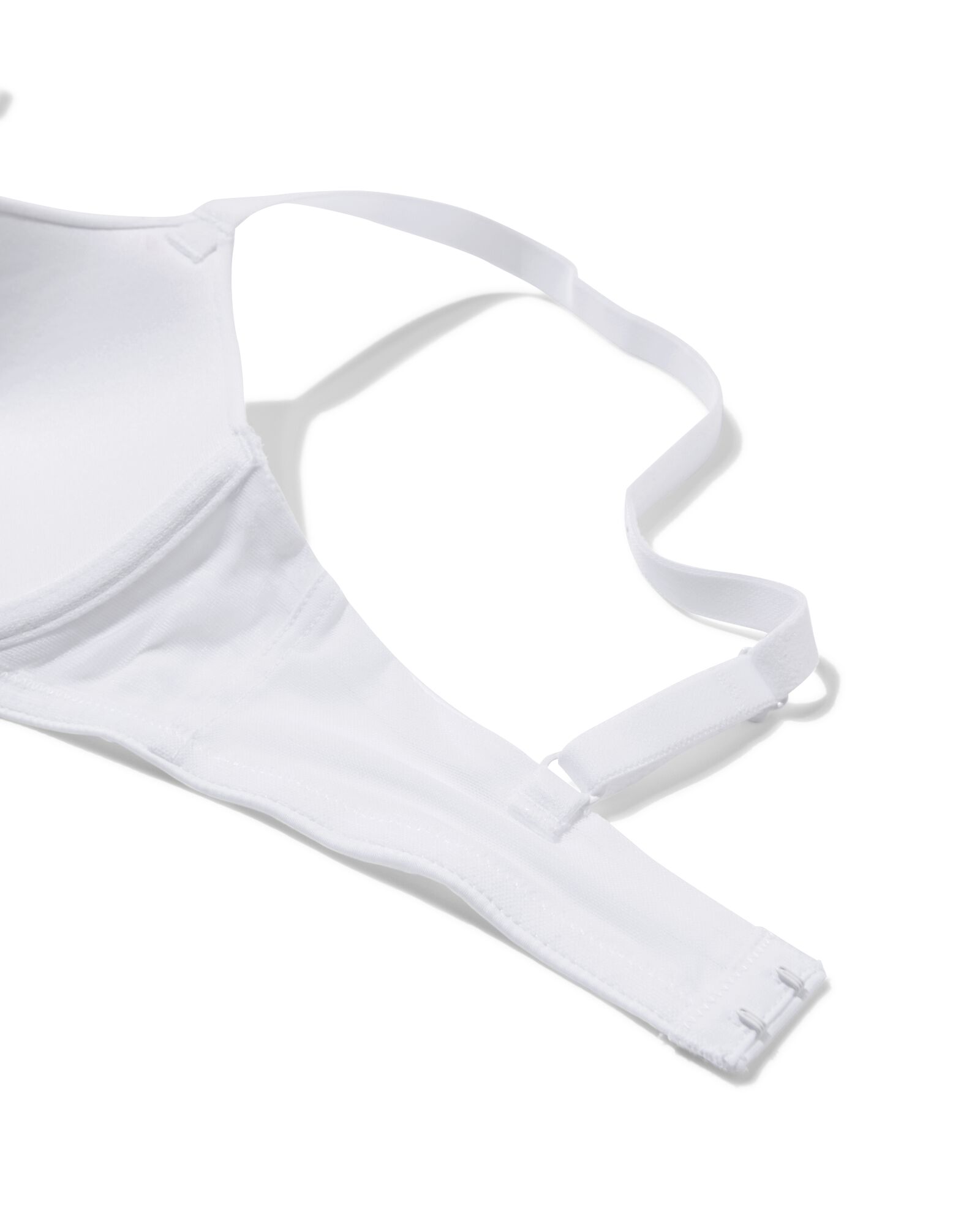 voorgevormde bh met beugel recycled/micro wit wit - 1000014815 - HEMA