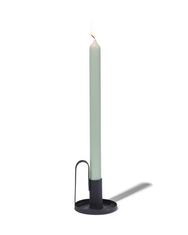 lange huishoudkaarsen &Oslash;2.2x29 - 12 stuks lichtgroen lichtgroen - 1000015443 - HEMA