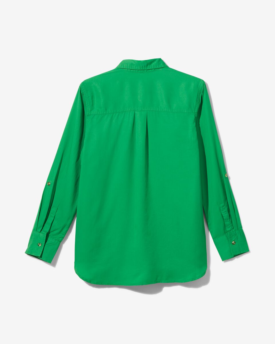 dames blouse Lacey groen - 1000029963 - HEMA