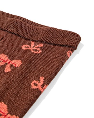 legging b&eacute;b&eacute; n&oelig;uds marron fonc&eacute; - 33048970DARKBROWN - HEMA