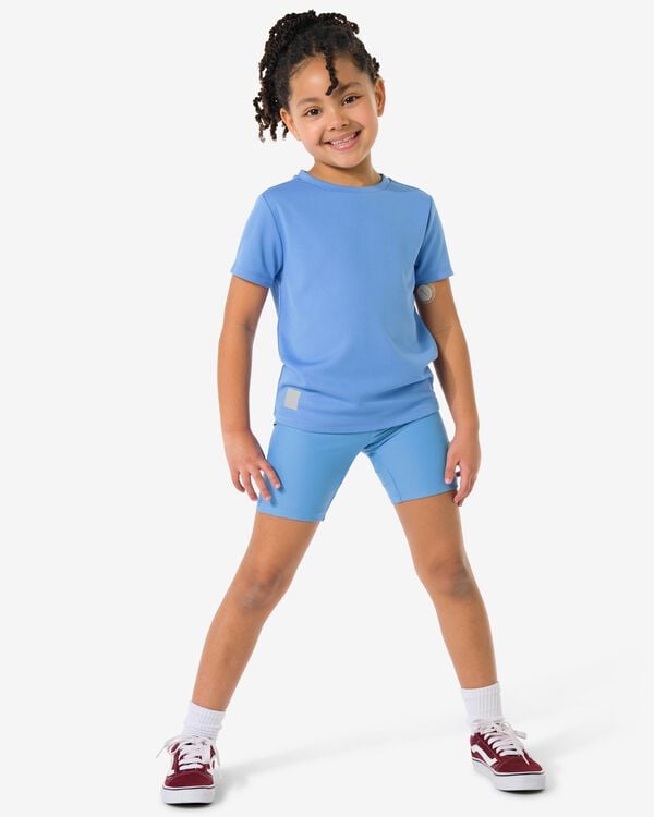 kinderbikershort  blauw blauw - 30600084BLUE - HEMA
