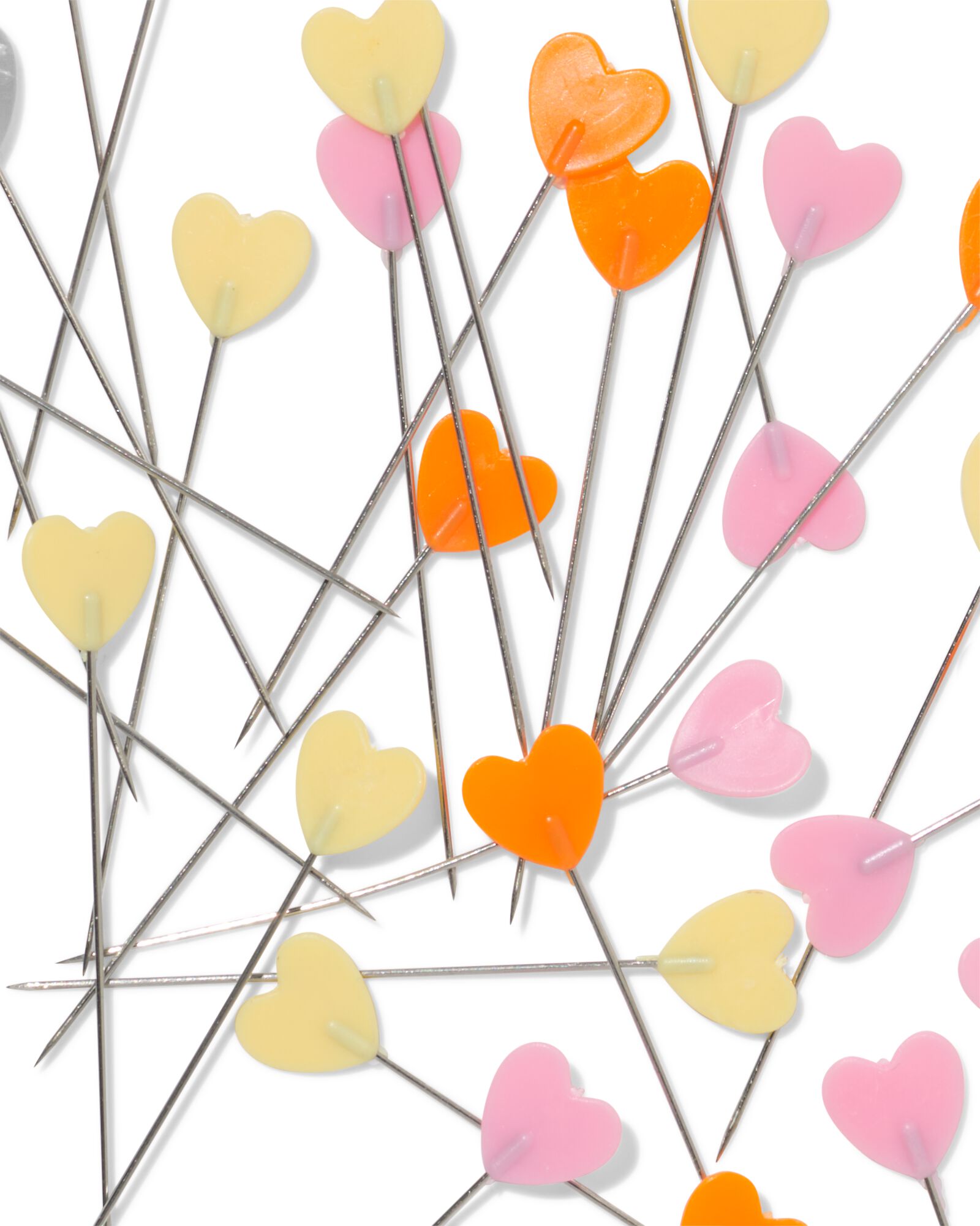 &eacute;pingles 55mm en forme de c&oelig;ur - 30 pi&egrave;ces - 1400263 - HEMA