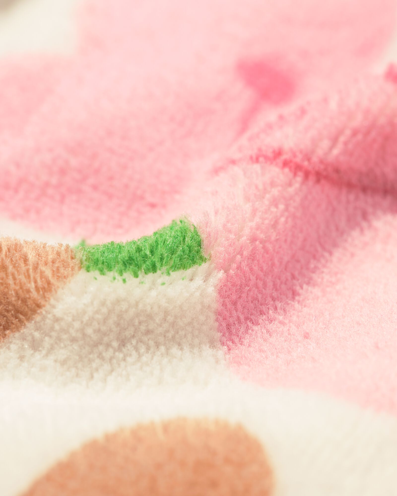 baby kledingset velour bloemen ecru ecru - 33075360ECRU - HEMA