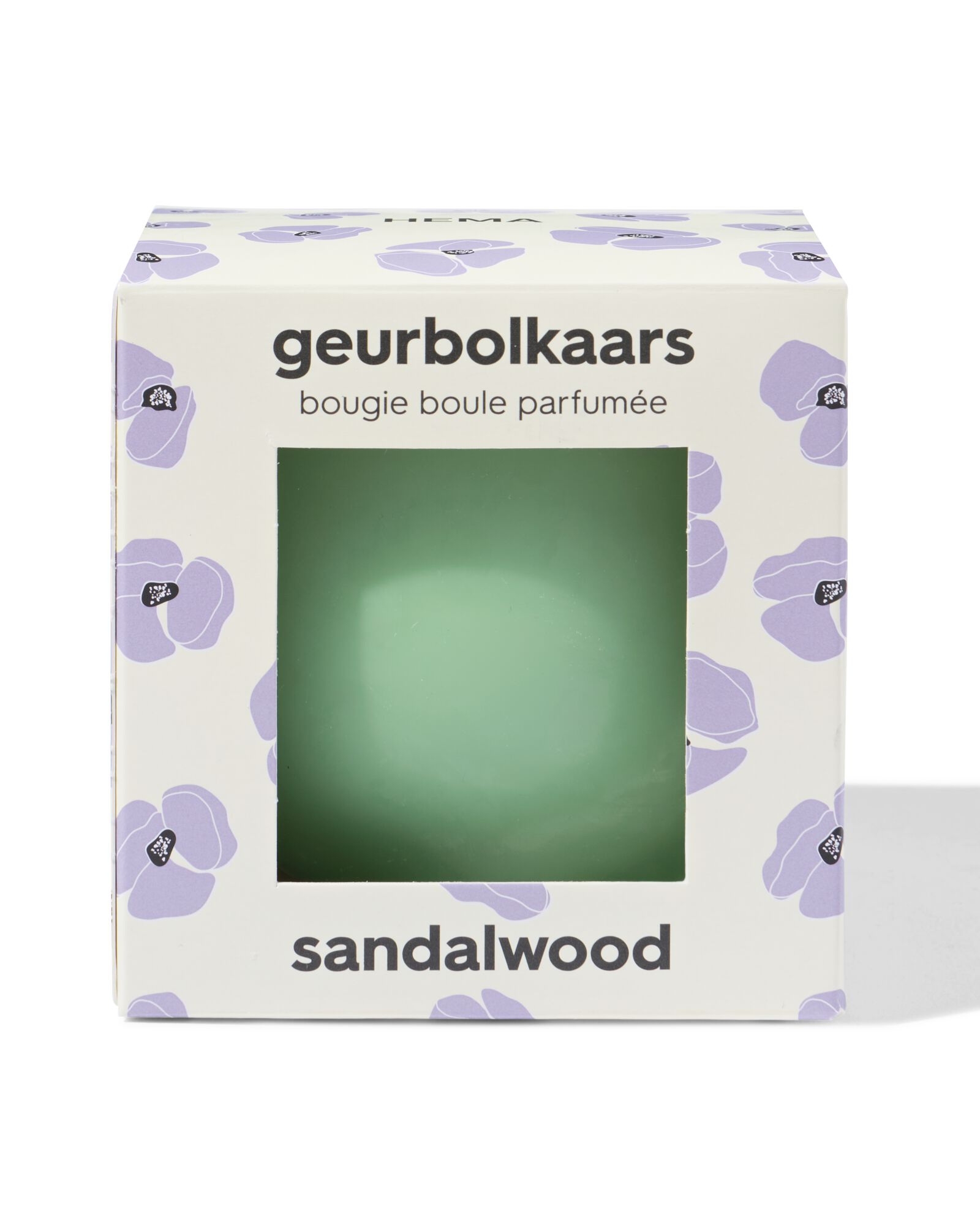 geur bolkaars ⌀10cm sandelhout - 13507613 - HEMA