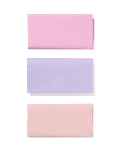 papier de soie couleur - lot de 3 - 14793316 - HEMA