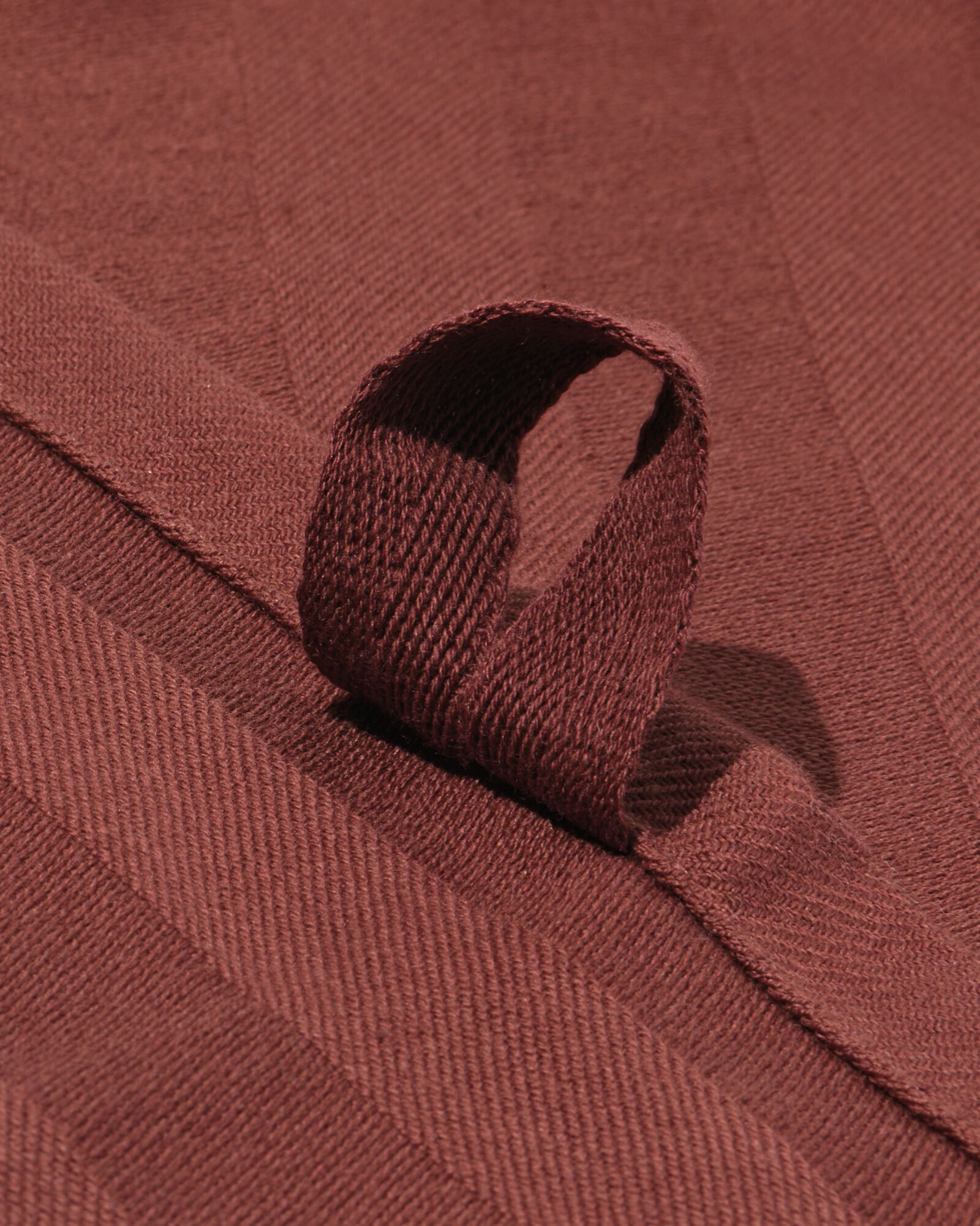 torchon 65 x 65 cm coton marron - 5400093 - HEMA