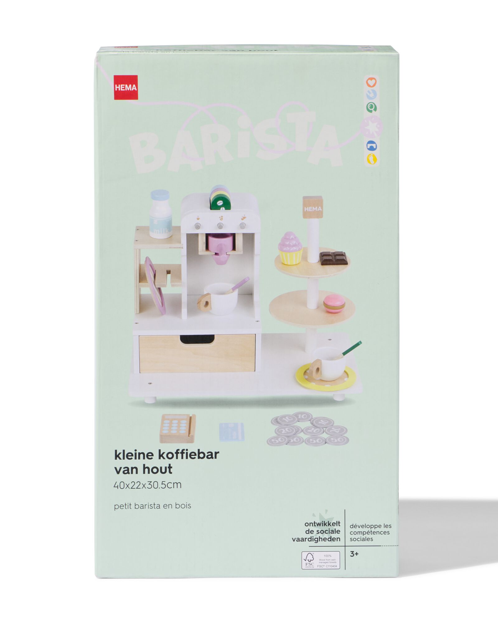 Kaffeebar aus Holz - 15100701 - HEMA