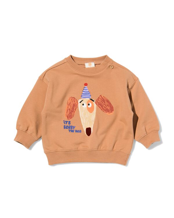 babysweater dog bruin bruin - 33164570BROWN - HEMA