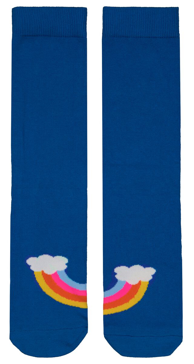 Socken, mit Baumwolle, Lucky Day blau blau - 1000029362 - HEMA