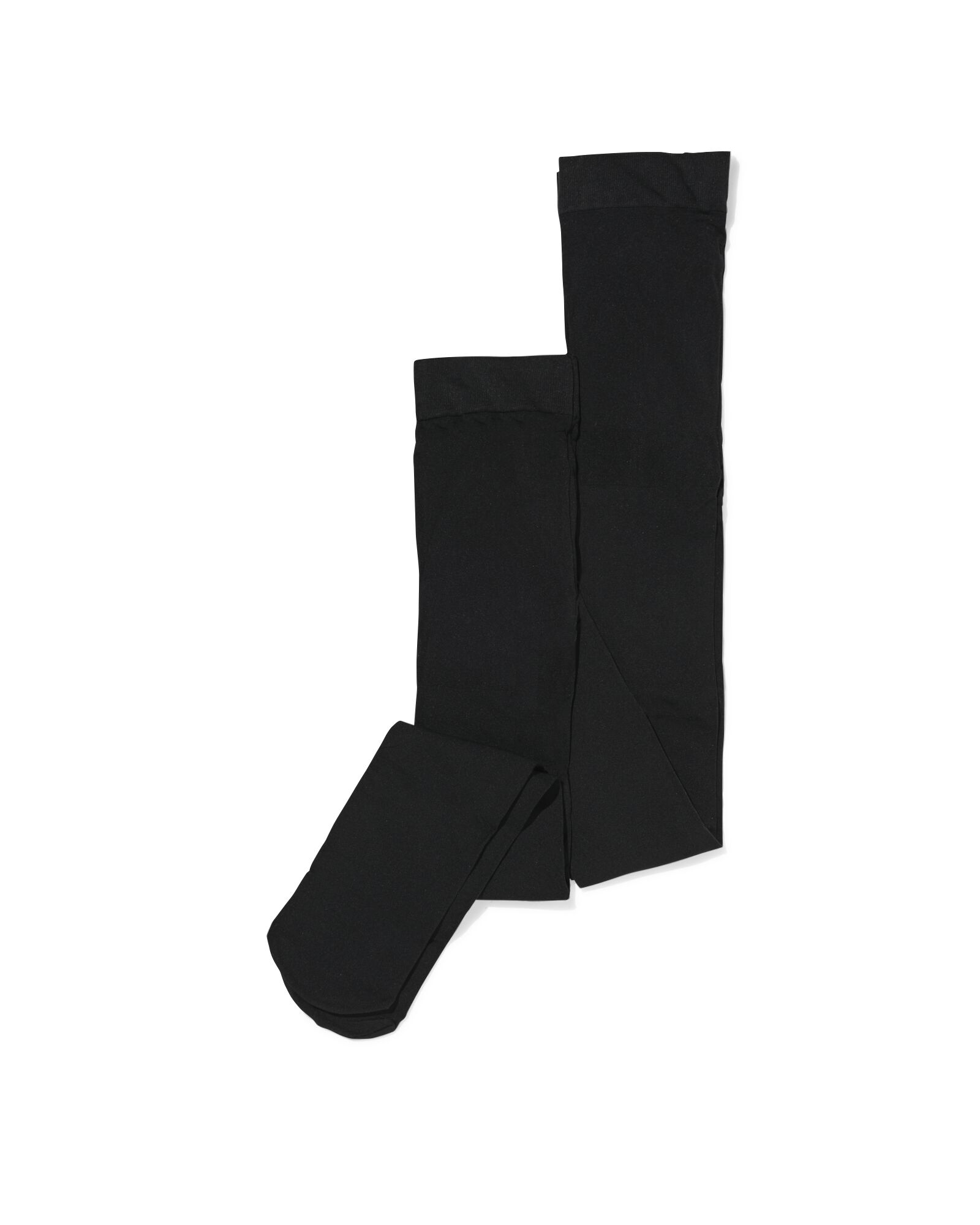 kinder panty temptech 60denier - 2 stuks zwart zwart - 4360205BLACK - HEMA