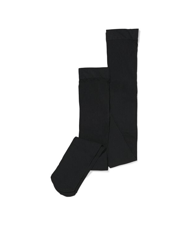 kinder panty temptech 60denier - 2 stuks zwart zwart - 4360205BLACK - HEMA