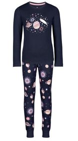 Kinder-Pyjama, Weltall dunkelblau dunkelblau - 1000024675 - HEMA