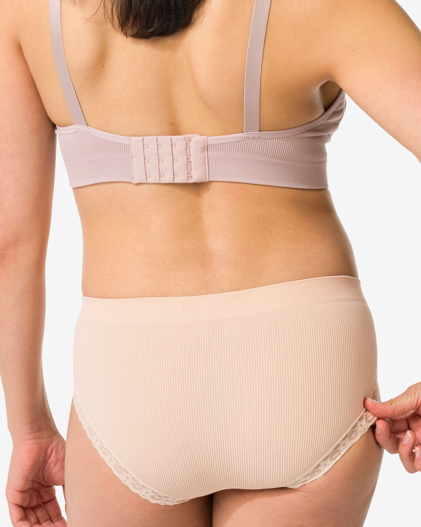 Damen-Hipster, nahtlos, gerippt hellrosa - 19670835LIGHTPINK - HEMA