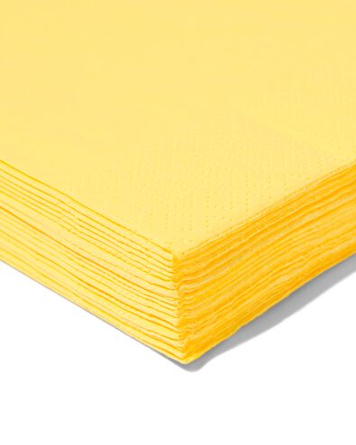 20er-Pack Servietten, Papier, 33 x 33 cm, gelb - 25840055 - HEMA