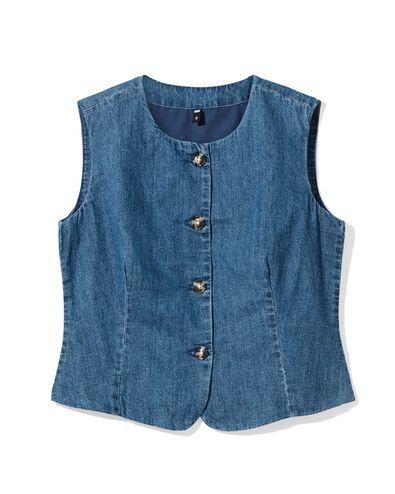gilet femme Suzy bleu moyen - 36206950MIDBLUE - HEMA