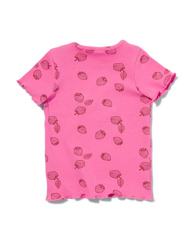 Baby-T-Shirt, Feinripp rosa rosa - 1000030986 - HEMA