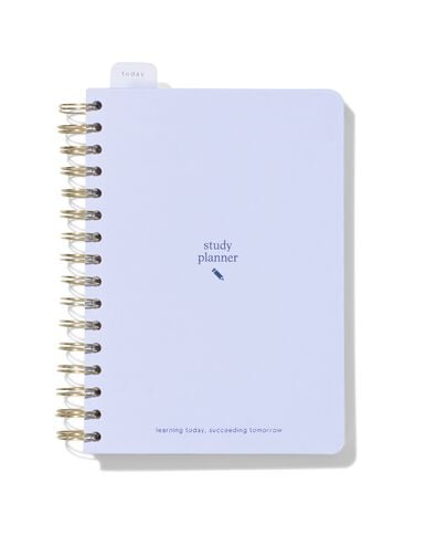 agenda d'&eacute;tudes 21x27 cm bleu clair - 14103710 - HEMA
