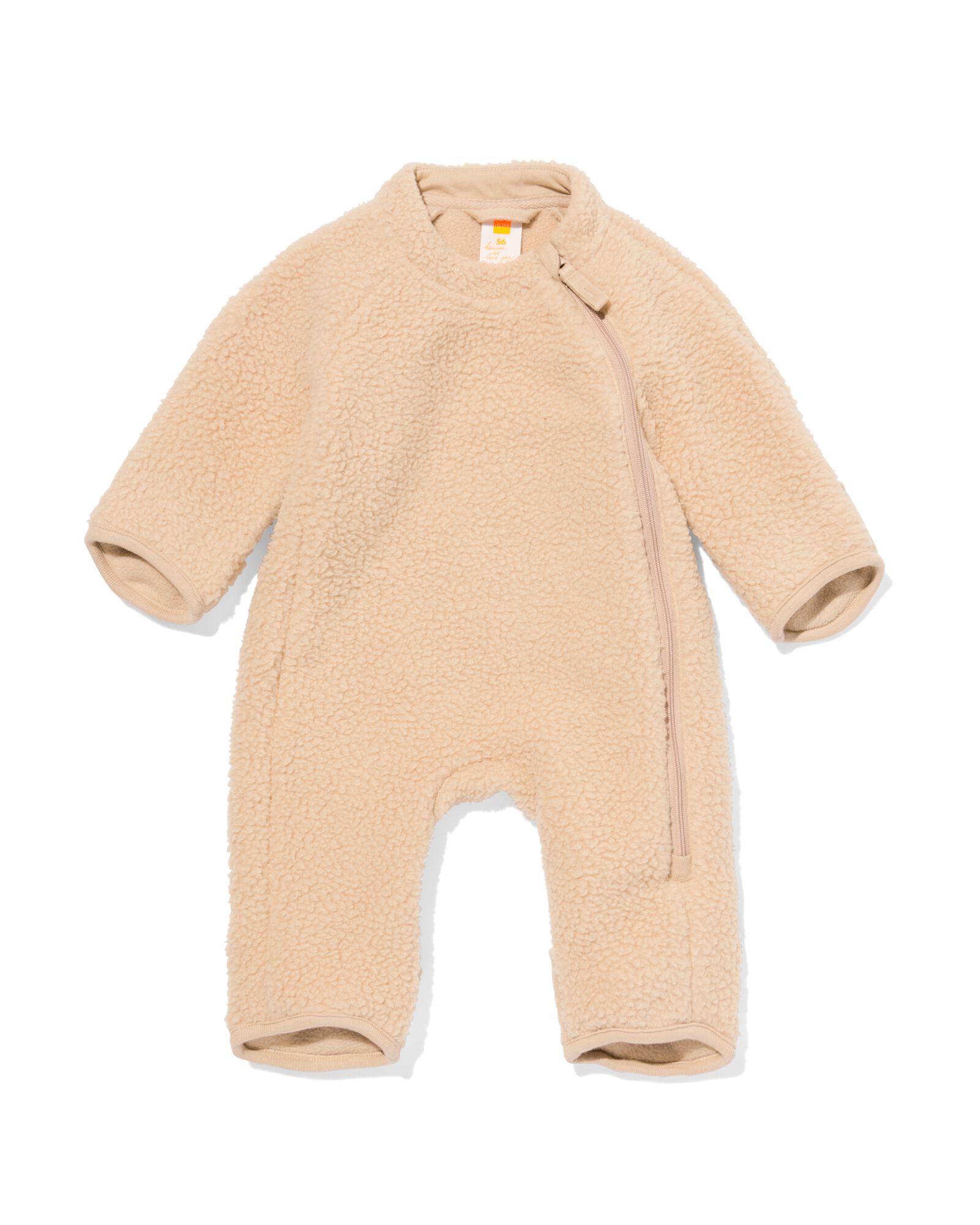 barboteuse nouveau-n&eacute; en peluche sable sable - 33435520SAND - HEMA