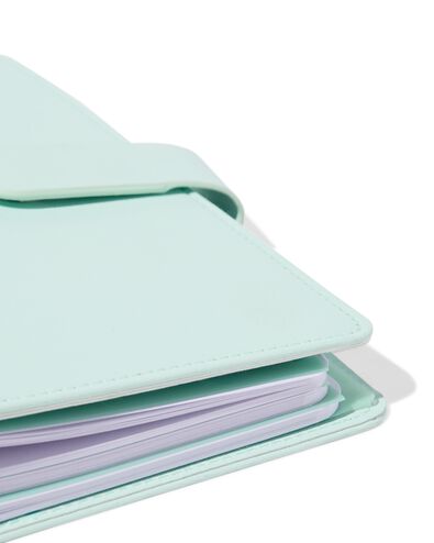 navulbaar notitieboek A5 gevuld met lijntjes groen - 14170093 - HEMA