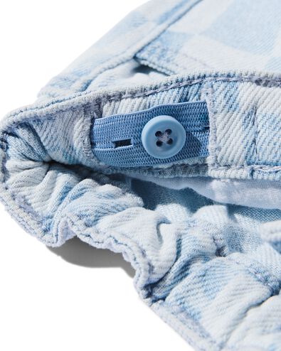 jean b&eacute;b&eacute; &agrave; carreaux bleu clair - 33124870LIGHTBLUE - HEMA