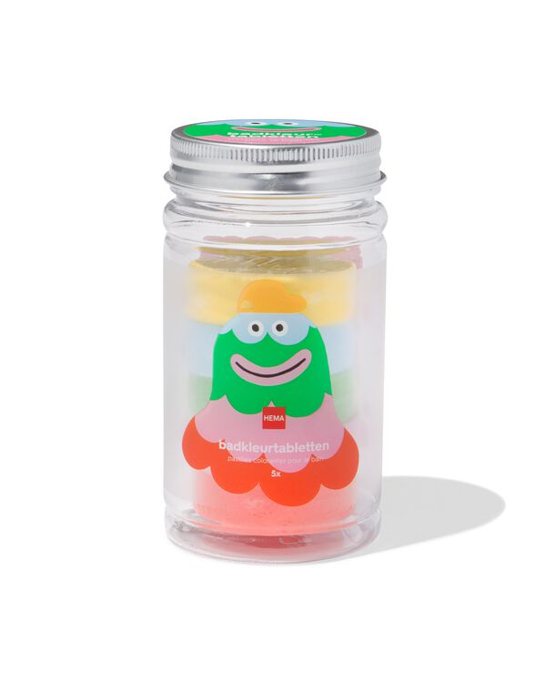 pastilles de couleur pour le bain 5x20 g - 11730018 - HEMA