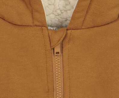 manteau sweat à capuche bébé marron - 1000020356 - HEMA