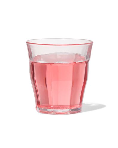 verre picardie 250ml verre rose - 9401129 - HEMA