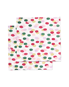 20 serviettes en papier confetti 33x33 - 14200777 - HEMA