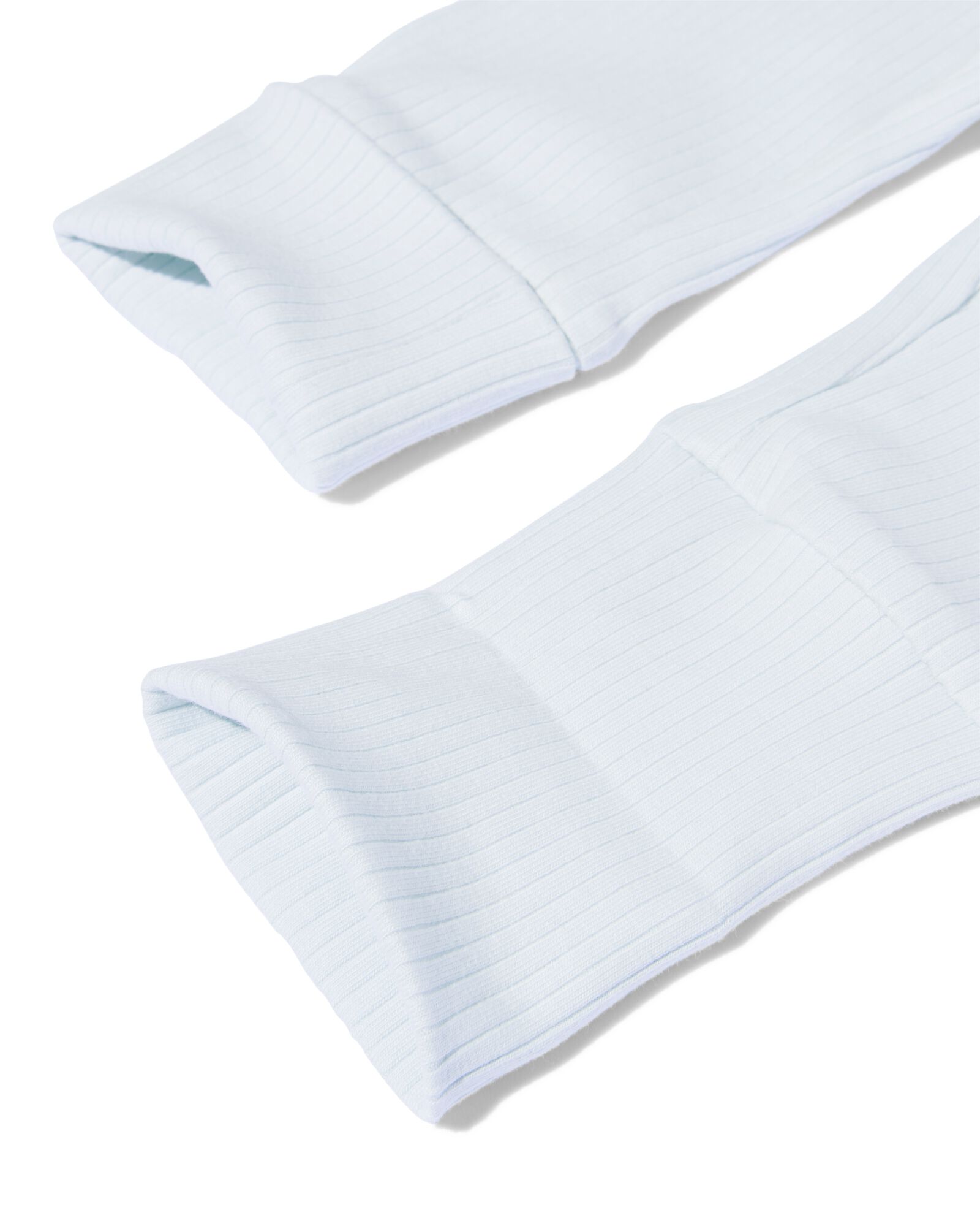 Newborn-Leggings zum Mitwachsen hellblau - 33414920LIGHTBLUE - HEMA