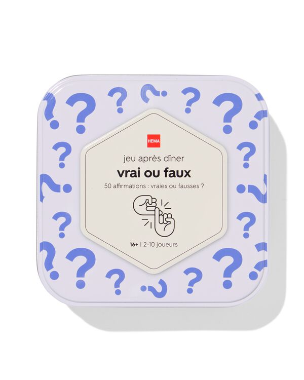 After dinner game vrai ou faux  - 61160345 - HEMA