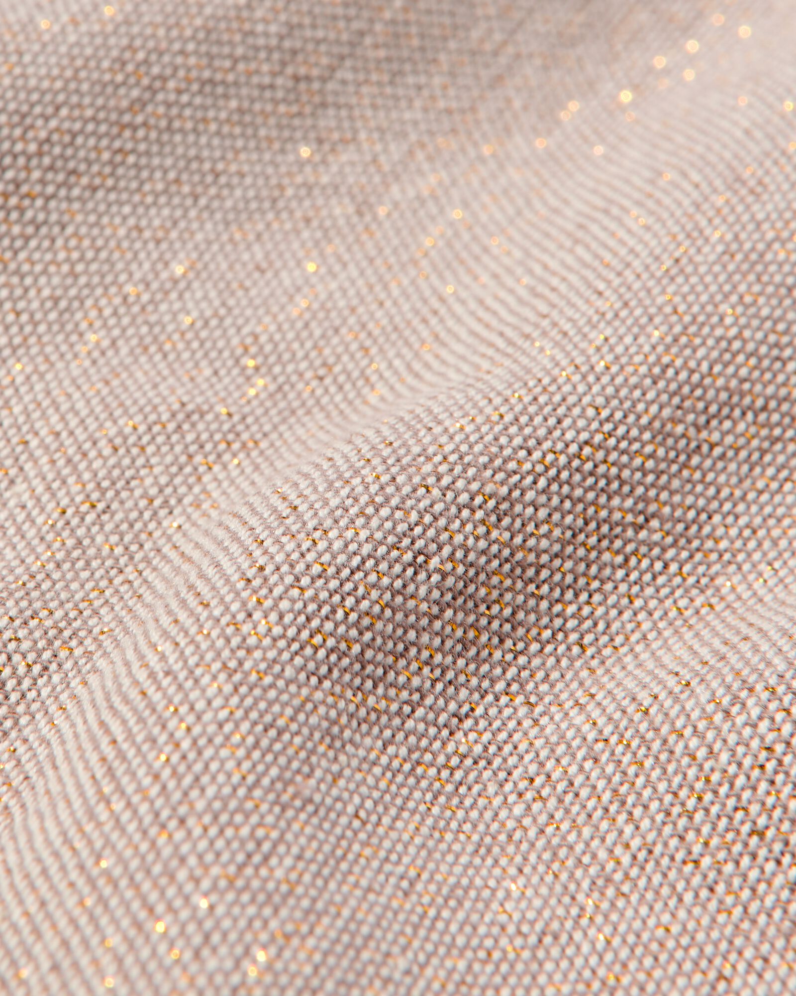 Tischdecke, Baumwoll-Chambray, beige/gold, 140 x 240 cm - 5300299 - HEMA