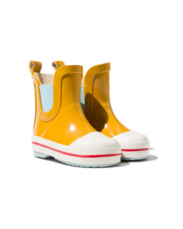 bottes de pluie bébé caoutchouc jaune - 1000029898 - HEMA