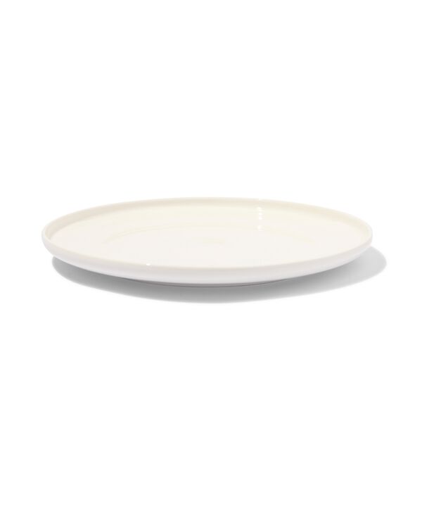 assiette plate - 26 cm - Rome - new bone - blanche - 9602042 - HEMA