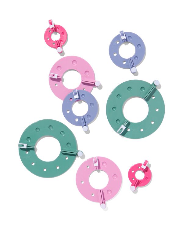 pomponmakers - 8 stuks (4 maten) - 60760099 - HEMA