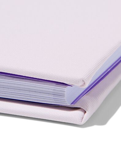 fotoboek 18x24 linnen lila - 14650223 - HEMA
