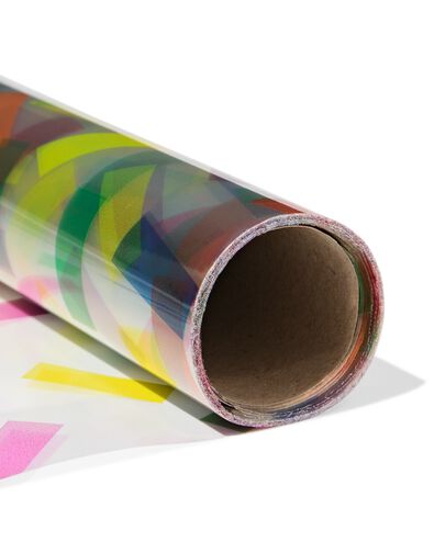cadeaufolie transparant 500x200cm confetti - 14710268 - HEMA