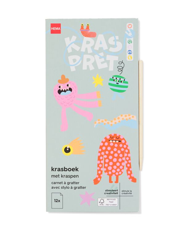 scratchbook monstres - 15900276 - HEMA