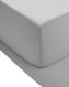 drap-housse - coton doux - 90x220 cm - gris clair gris clair 90 x 220 - 5140088 - HEMA