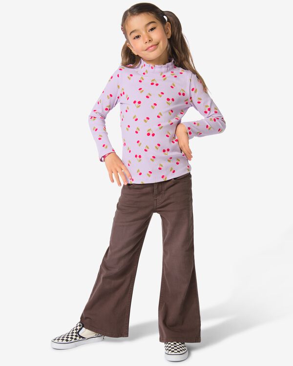 Kinderjeans, Bootcut, Twill braun braun - 30839758BROWN - HEMA