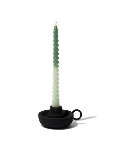 2 bougies longues torsadées Ø2x25 vert clair/vert - 13506084 - HEMA